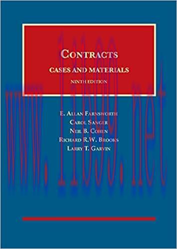 [PDF]Contracts Cases and Materials (University Casebook Series) 9th Edition
