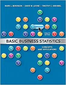 (Test Bank)Basic Business Statistics Concepts and Applications, 12th Edition.zip