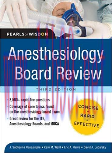 (PDF)Anesthesiology Board Review Pearls of Wisdom 3/E 3rd Edition