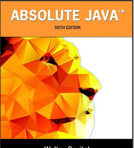 (Solution Manual)Absolute Java,6th Edition by Walter Savitch.zip