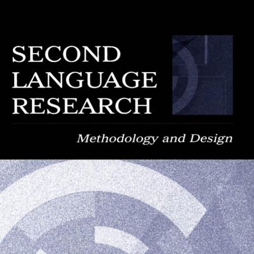 Second language research_ methodology and design - Wei Zhi