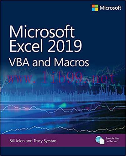 Microsoft Excel 2019 VBA and Macros (Business Skills) 1st Edition,