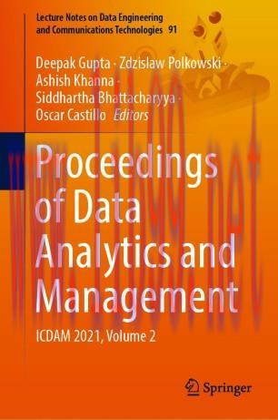Proceedings of Data Analytics and Management