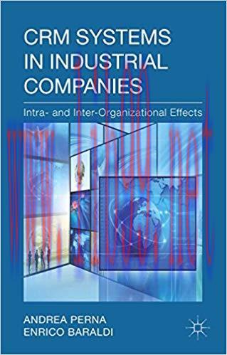 (PDF)CRM Systems in Industrial Companies: Intra- and Inter-Organizational Effects 2014 Edition