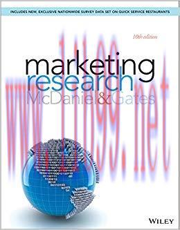 Test Bank for Marketing Research 10th Edition by Carl McDaniel Jr