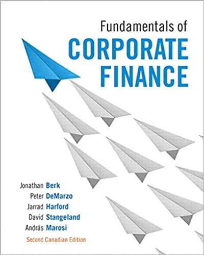 (PDF)Fundamentals of Corporate Finance, Second Canadian Edition by Jonathan Berk