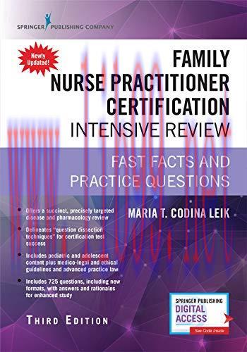 [AME]Family Nurse Practitioner Certification Intensive Review, Third Edition: Fast Facts and Pr...