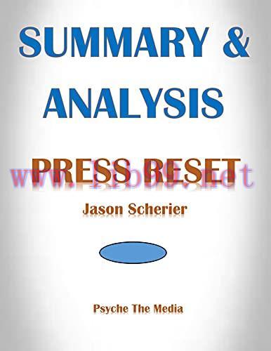 [FOX-Ebook]Summary & Analysis: Press Reset