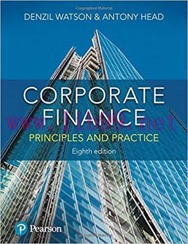 [PDF]Corporate Finance Principles and Practice, 8th Edition [Denzil Watson]