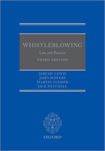 (PDF)Whistleblowing Law and Practice 3rd Edition