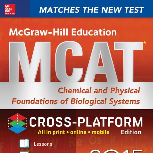 McGraw-Hill Education MCAT Chemical and Physical Foundations ofholtz_Jennifer M. Warner_Kathy A...