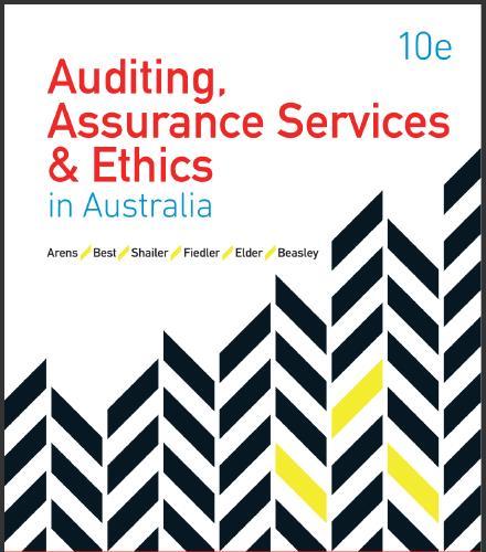 (Test Bank)Auditing, Assurance Services & Ethics in Australia 10th Edition 10e by Alvin Arens.z...