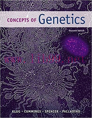 (PDF)Concepts of Genetics 11th Edition