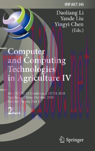 [FOX-Ebook]Computer and Computing Technologies in Agriculture IV