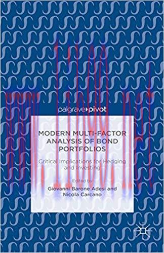 (PDF)Modern Multi-Factor Analysis of Bond Portfolios: Critical Implications for Hedging and Inv...