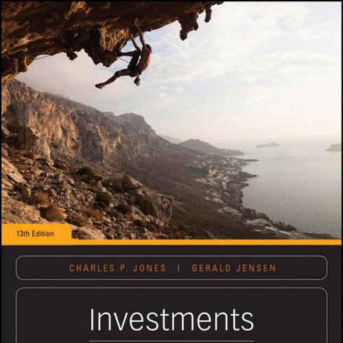 Investments Analysis and Management, 13th Edition by Charles P. Jones