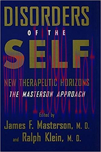 (PDF)Disorders of the Self: New Therapeutic Horizons: The Masterson Approach 1st Edition