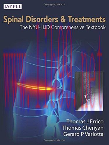 [AME]Spinal Disorders and Treatments: The NYU-HJD Comprehensive Textbook