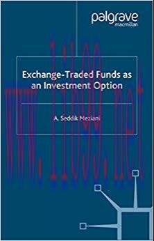 (PDF)Exchange Traded Funds as an Investment Option (Finance and Capital Markets Series) 2006 Ed...