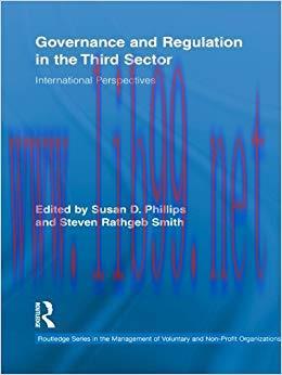 (PDF)Governance and Regulation in the Third Sector: International Perspectives (Routledge Studi...