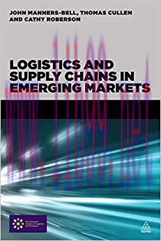 (PDF)Logistics and Supply Chains in Emerging Markets 1st Edition