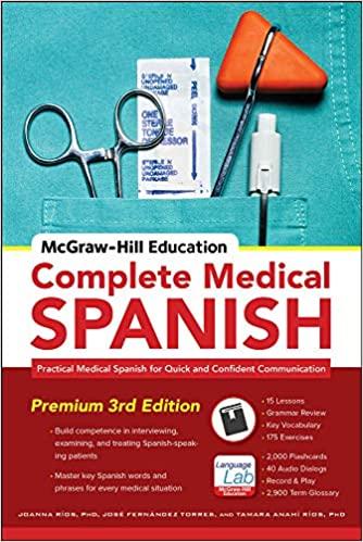 (PDF)McGraw-Hill Education Complete Medical Spanish Practical Medical Spanish for Quick and Con...