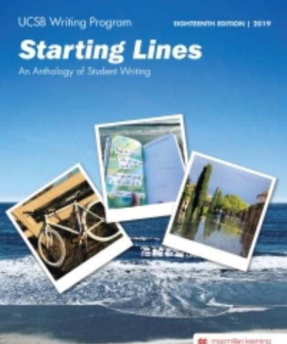 Starting Lines An Anthology of Student Writing 18th Edition By Writing Program (1)