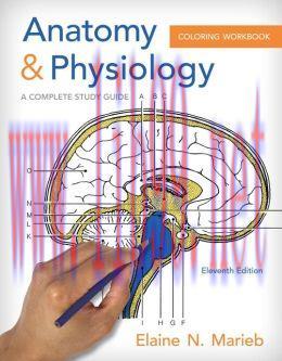 [AME]Anatomy and Physiology Coloring Workbook: A Complete Study Guide, 11th Edition