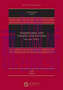 [PDF]Trademarks and Unfair Competition Law and Policy (Aspen Casebook) 6th Edition