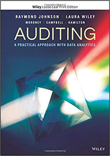 Auditing A Practical Approach with Data Analytics [Raymond N. Johnso]