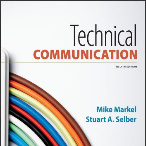 (Test Bank)Technical Communication 12th Edition by Mike Markel.exe