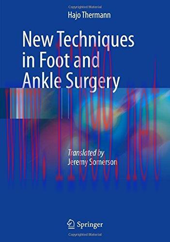 [AME]New Techniques in Foot and Ankle Surgery (PDF)