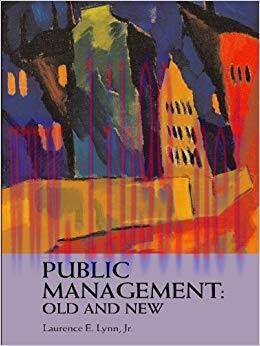 (PDF)Public Management: Old and New 1st Edition