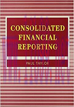 (PDF)Consolidated Financial Reporting (Accounting and Finance series) 1st Edition