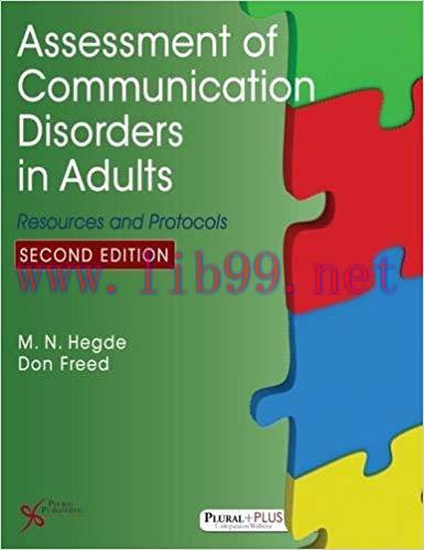[PDF]Assessment of Communication Disorders in Adults 2nd Edition