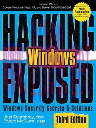 [FOX-Ebook]Hacking Exposed Windows: Microsoft Windows Security Secrets and Solutions, 3rd Editi...