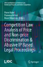 [PDF]Competition Law Analysis of Price and Non-price Discrimination & Abusive IP Based Legal Pr...