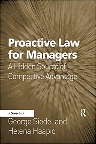 (PDF)Proactive Law for Managers A Hidden Source of Competitive Advantage 1st Edition
