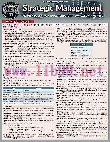 [FOX-Ebook]Strategic Management: QuickStudy Laminated Reference & Study Guide