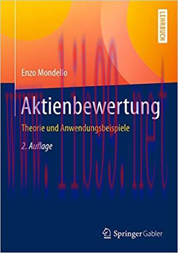 (PDF)Aktienbewertung: Theorie und Anwendungsbeispiele (German Edition) 2nd Edition