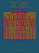 [PDF]Cerebral Aneurysms: Microvascular and Endovascular Management
