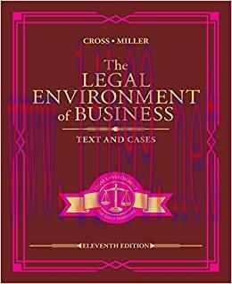 (PDF)The Legal Environment of Business: Text and Cases (MindTap Course List)