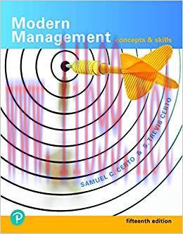 (PDF)Modern Management: Concepts and Skills 15th Edition