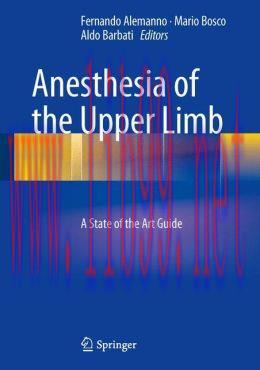 [AME]Anesthesia of the Upper Limb: A State of the Art Guide