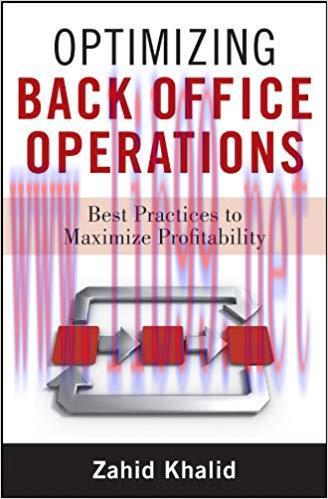 (PDF)Optimizing Back Office Operations: Best Practices to Maximize Profitability 1st Edition