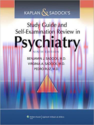 (PDF)Kaplan & Sadock&rsquo;s Study Guide and Self-Examination Review in Psychiatry (STUDY GUIDE/SELF ...