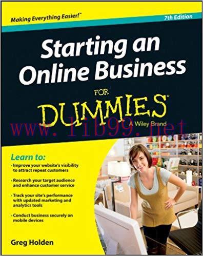 Starting an Online Business For Dummies 7th Edition,