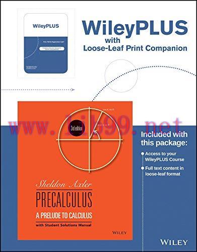 [FOX-Ebook]Precalculus: A Prelude to Calculus, 3rd Edition