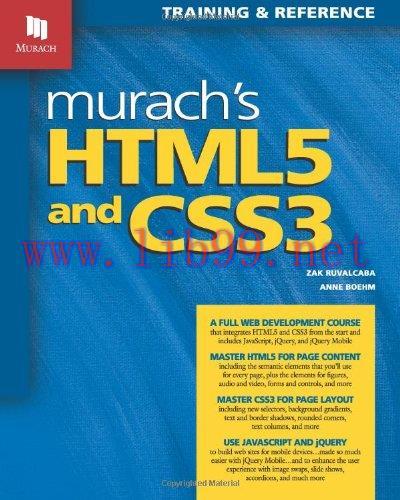 [FOX-Ebook]Murach's HTML5 and CSS3