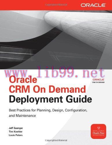[FOX-Ebook]Oracle CRM On Demand Deployment Guide